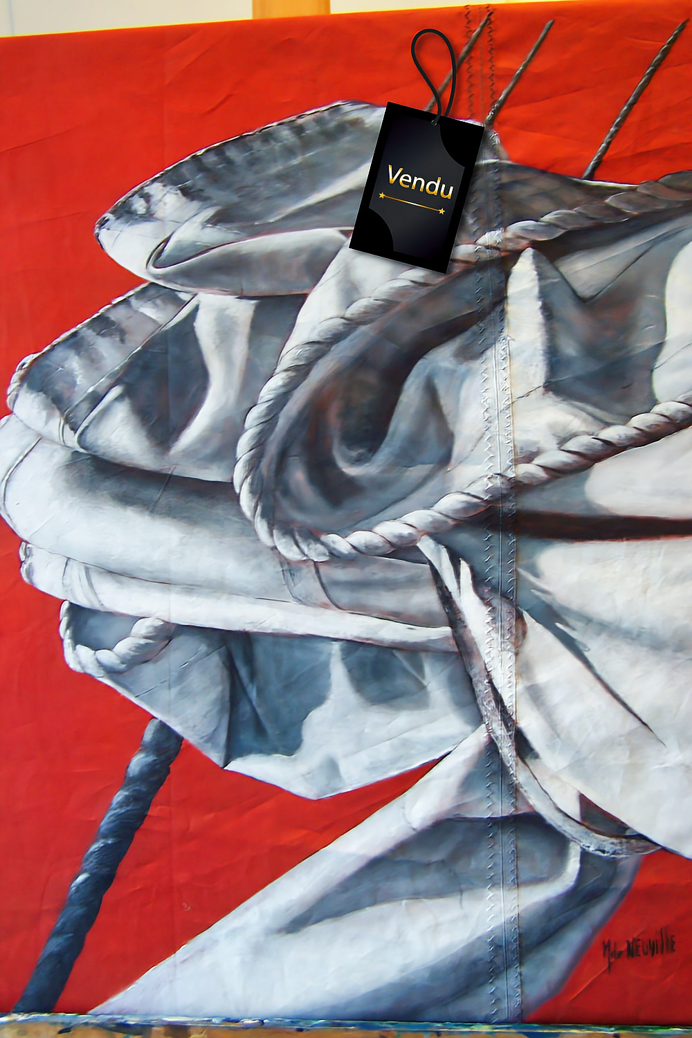 Voile rouge, voile naffalée