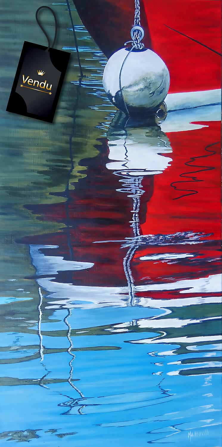 Reflet rouge/vert/rouge/bleu