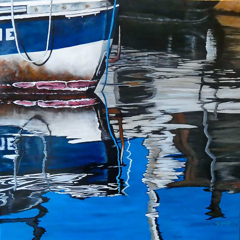Reflet au port